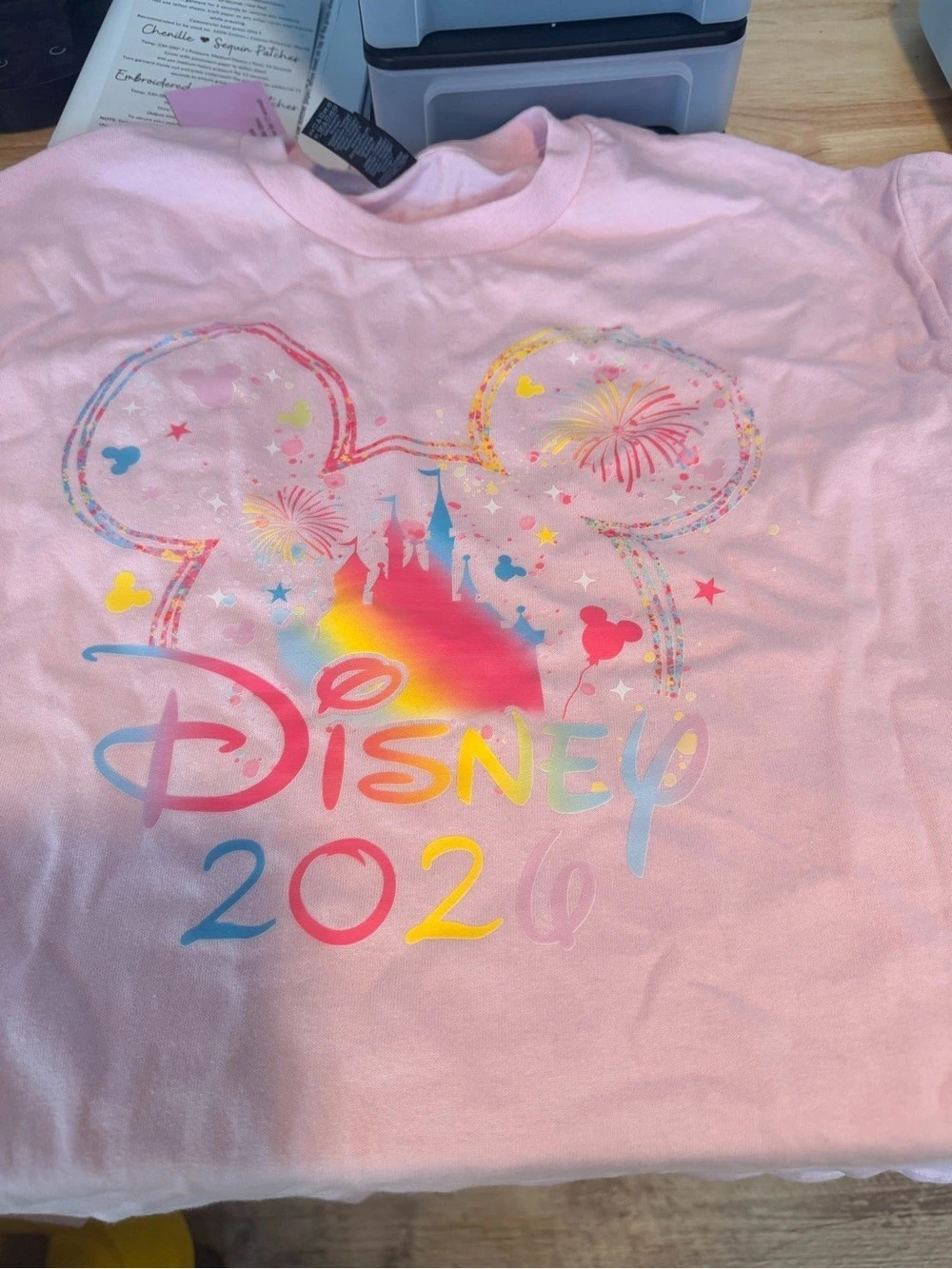 Disney Graphic Tee in Pink